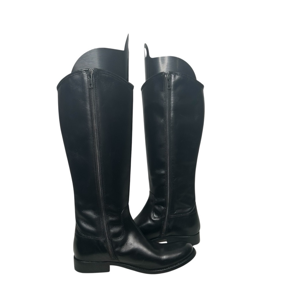 Frye Melissa Inside Zip Tall Riding Boot Women's US 6 Black Leather Equestrian - Picture 10 of 16
